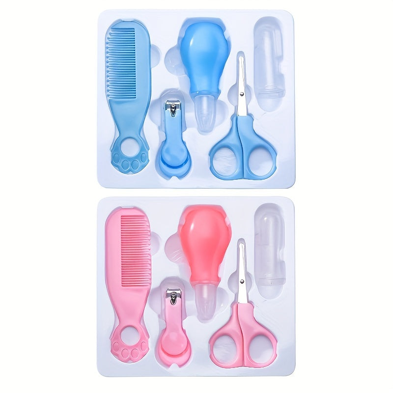 Baby Care Set for Ages 0-3 Includes Nail Clippers Comb and Scissors Safe PP Material