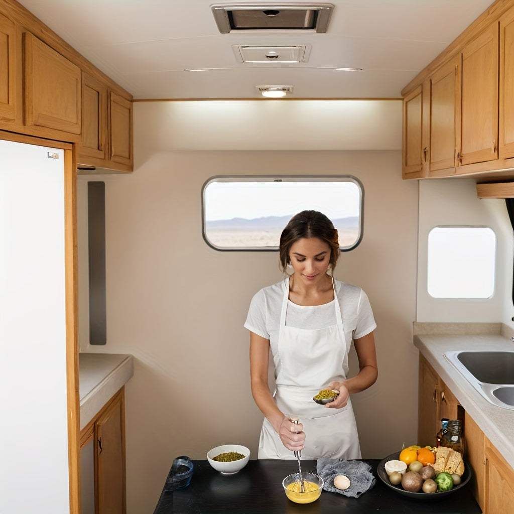 Stainless steel egg beater 30.48 cm handheld manual for baking camping