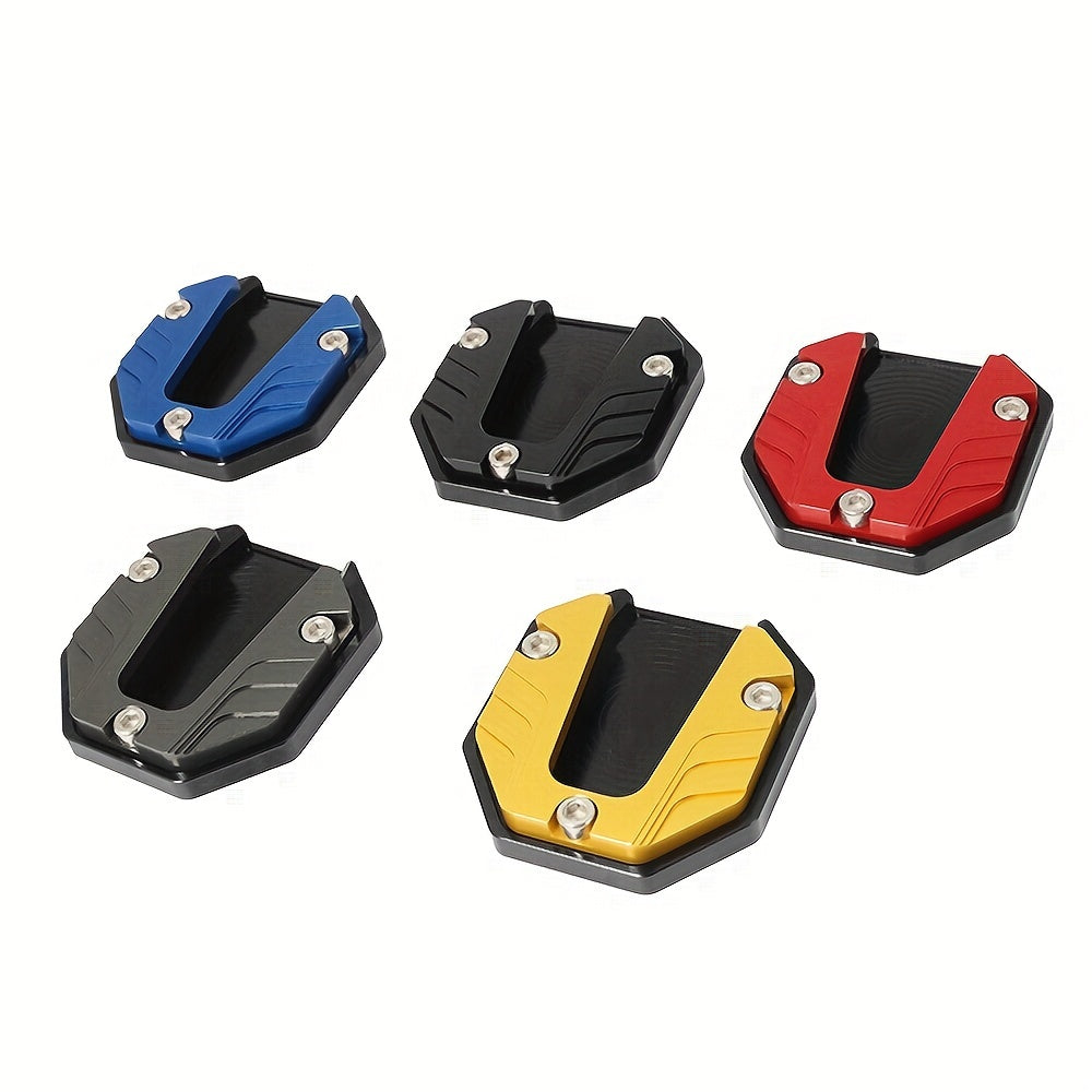 Motorcycle Kickstand Extension Plate Aluminum Side Stand Support for Scooters
