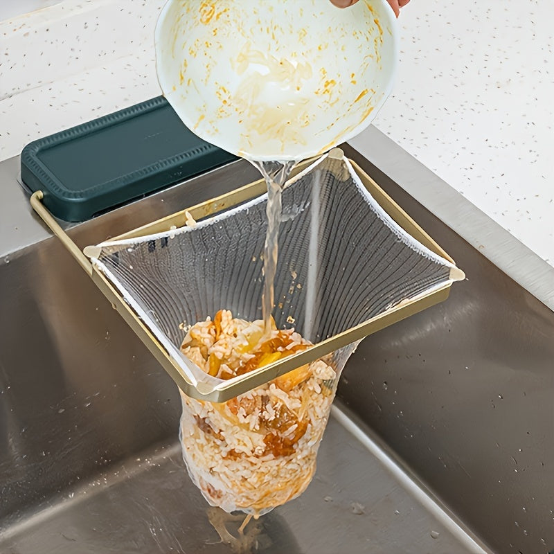 50Pcs Nylon Disposable Sink Mesh Bags Food Waste Filter Kitchen Sewer Garbage