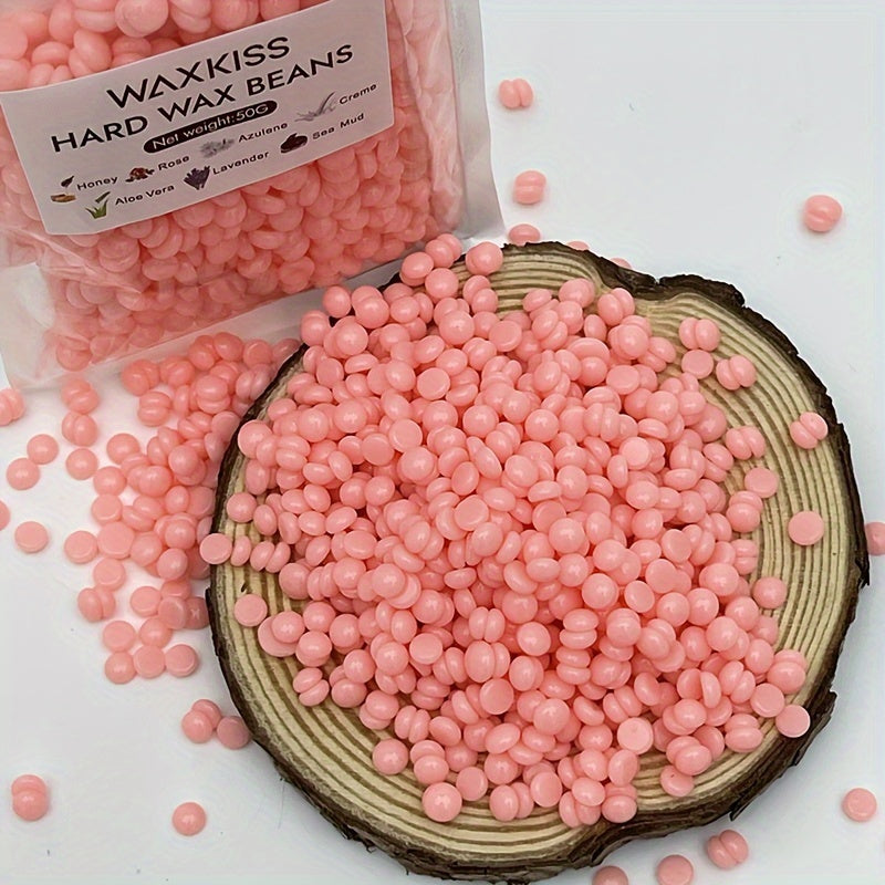 Bolsa de recarga de perlas de cera unisex 50g cera dura para depilación multicolor