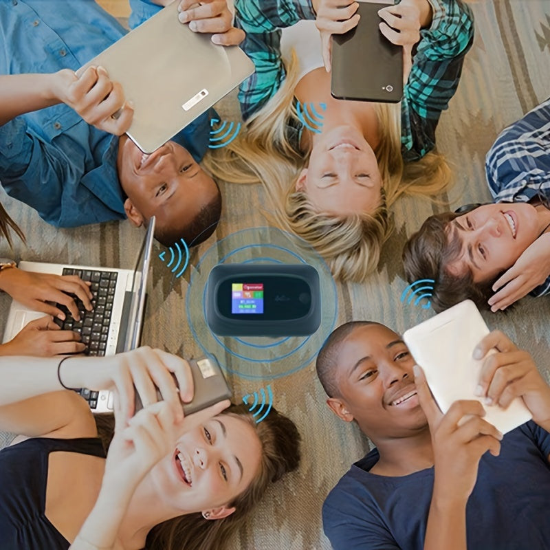 High Speed 4G LTE Mobile Hotspot with 300Mbps WiFi 2.4GHz 10-Hour Battery