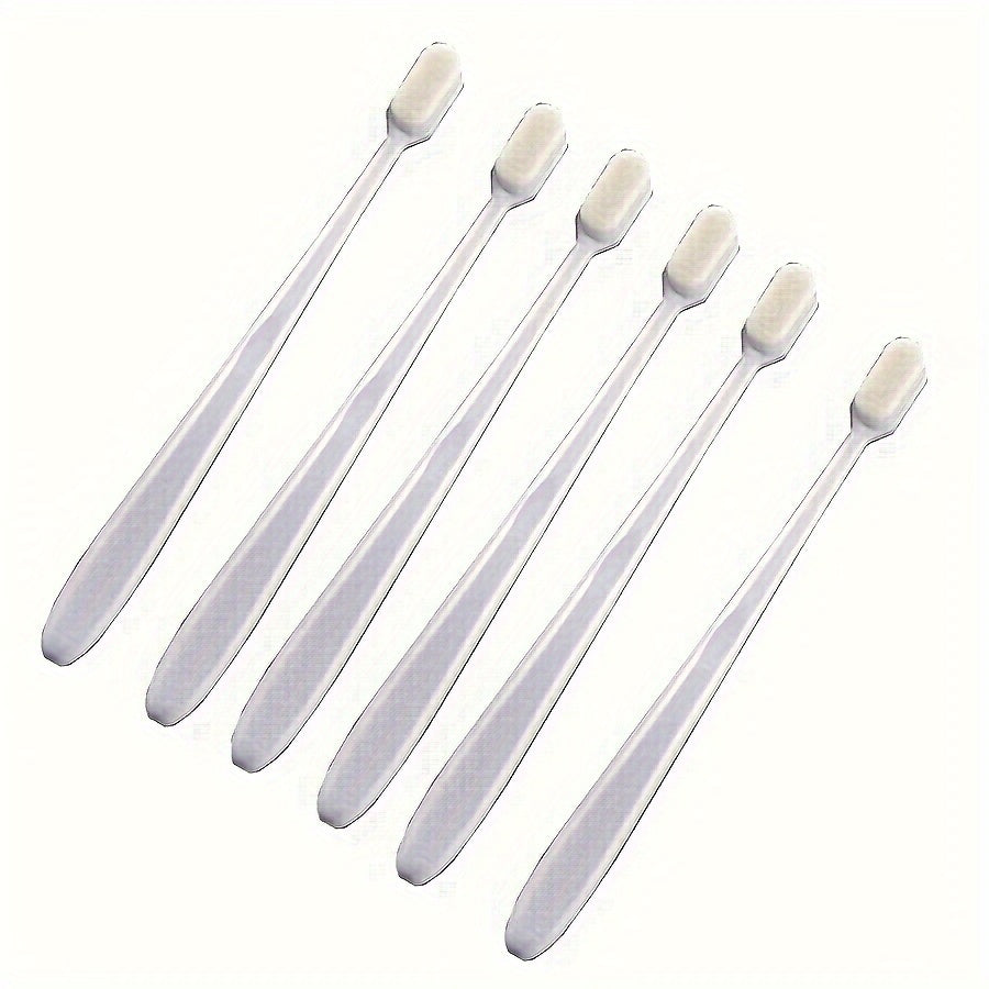 Нано мягкие зубные щетки для взрослых, упаковка 2/6, щетина высокой плотности, домашняя уборка