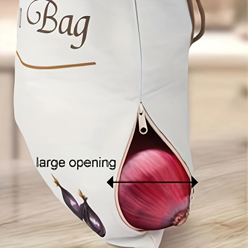 Хранение сумки Лук Банан Салат Путешественник Чеснок Кухня Дом Прямой Шнурок