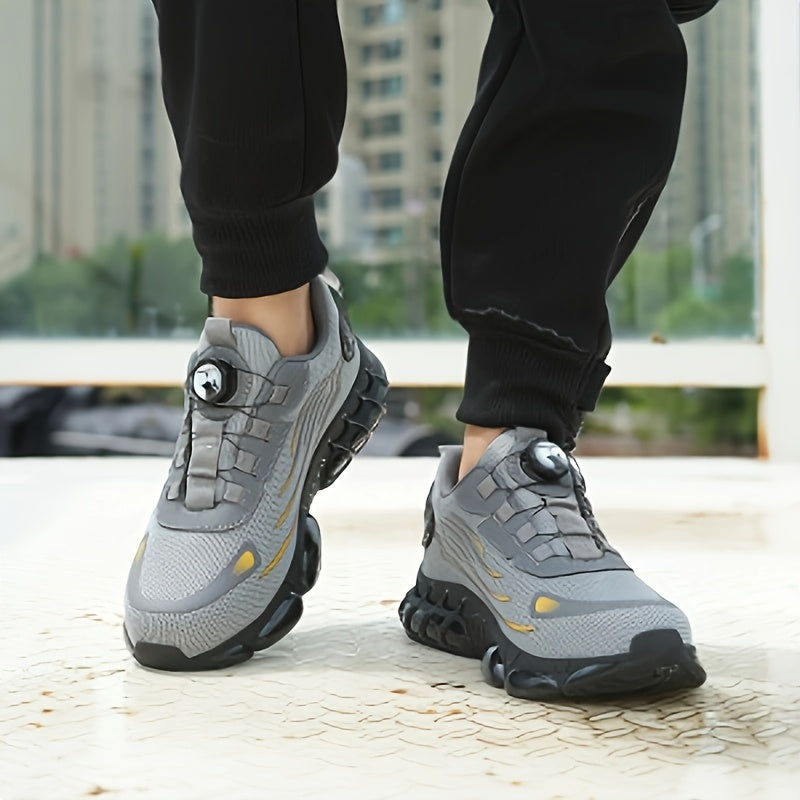 Men's Steel Toe Work Shoes Anti-Puncture Slip-Resistant Durable