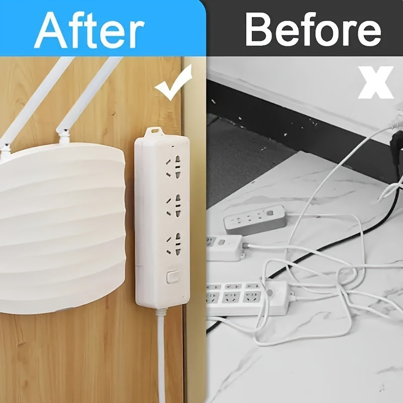 20 Pack Adhesive Utility Hooks for Kitchen Bathroom Bedroom Office Durable Plastic