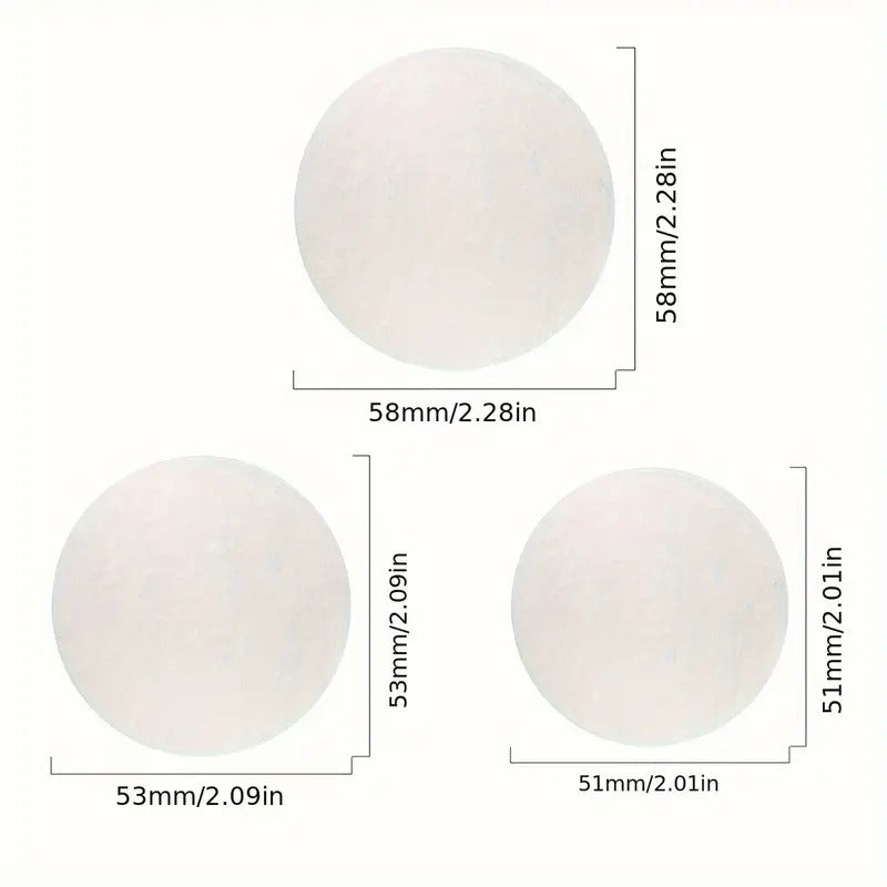 Uchta original rangli doira qahva filtrlar to'plami, 51mm, 53mm va 58mm o'lchamlarini o'z ichiga oladi. Yagona qatlamdan tayyorlangan yuqori sifatli qog'oz materialidan, espresso va qahva mashinalarida foydalanish uchun mukammal.