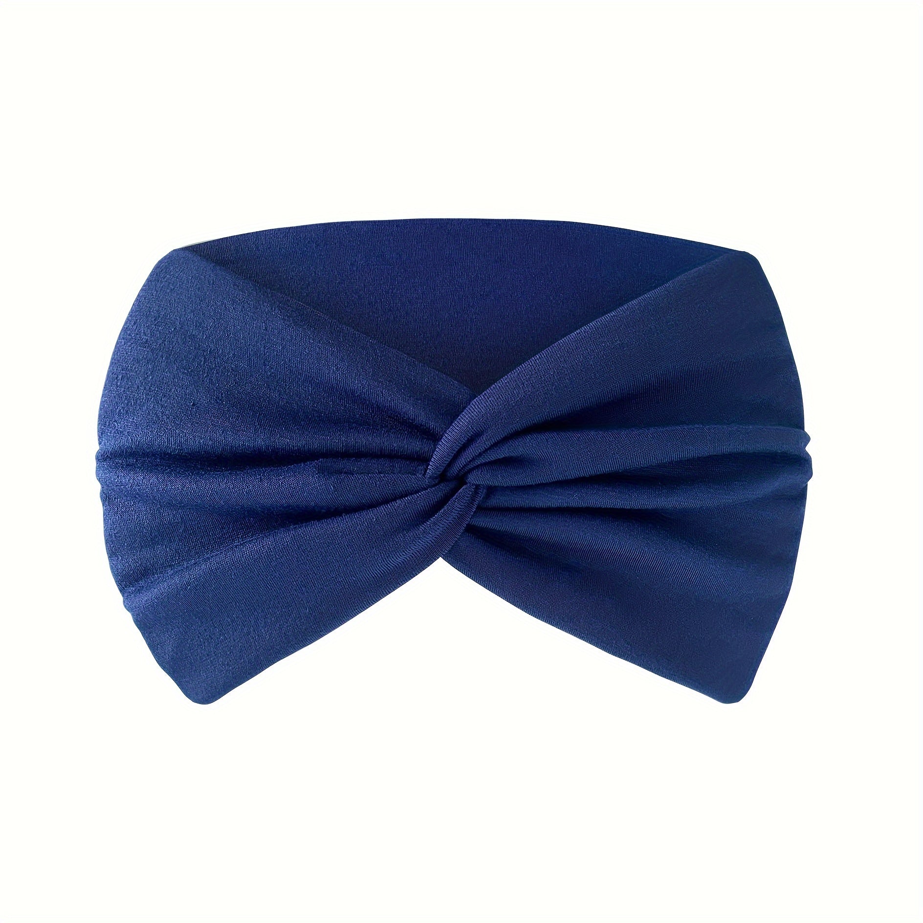 Set of 4 Bohemian Style Sports Headbands Elastic Turbans for Yoga and Workout Women