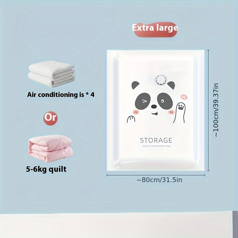Bolsa de almacenamiento al vacío para ropa de viaje, ropa de cama, edredones, mantas, gran capacidad