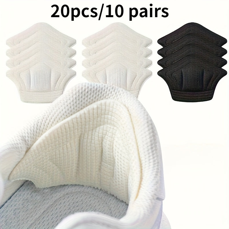 Unisex EVA Ankle Cushions for Shoes 20pcs Heel Stickers Gel Pads