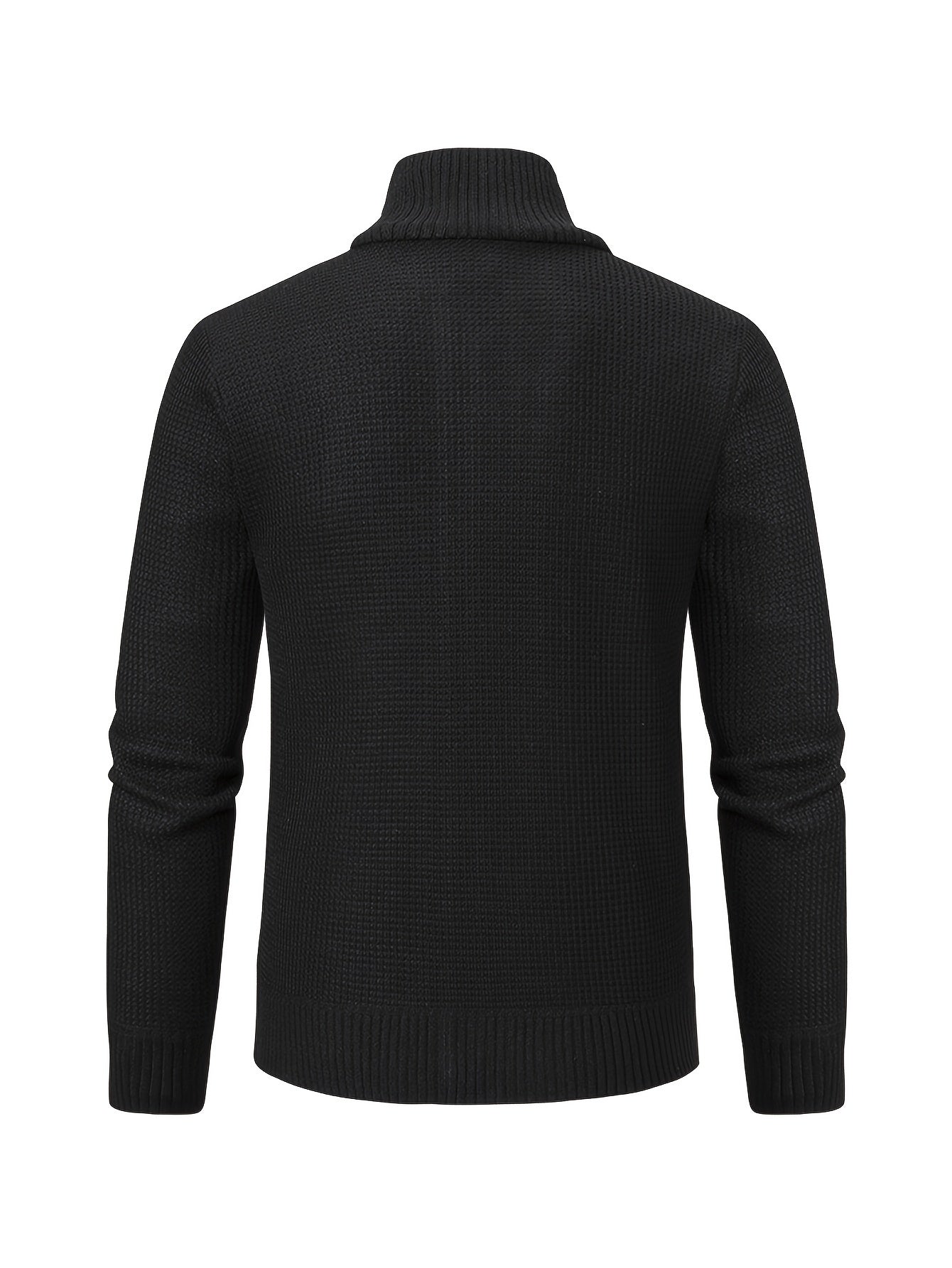 Men's Light Gray Polyester Casual Knit Jacket with Mandarin Collar for Hiking and Outdoor Activities