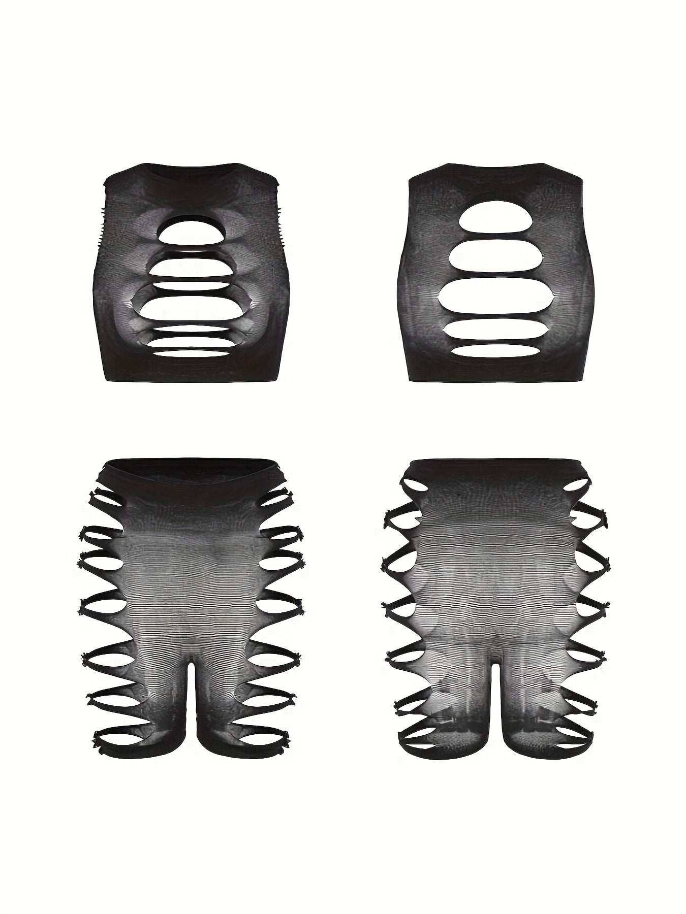 Ayollar uchun bir parcha sexy ichki kiyim to'plami, polyamid to'qima matosidan tayyorlangan, to'ldirilmagan, bir rangda va qorin qismisiz yuqori bo'yli paypoqlar bilan.