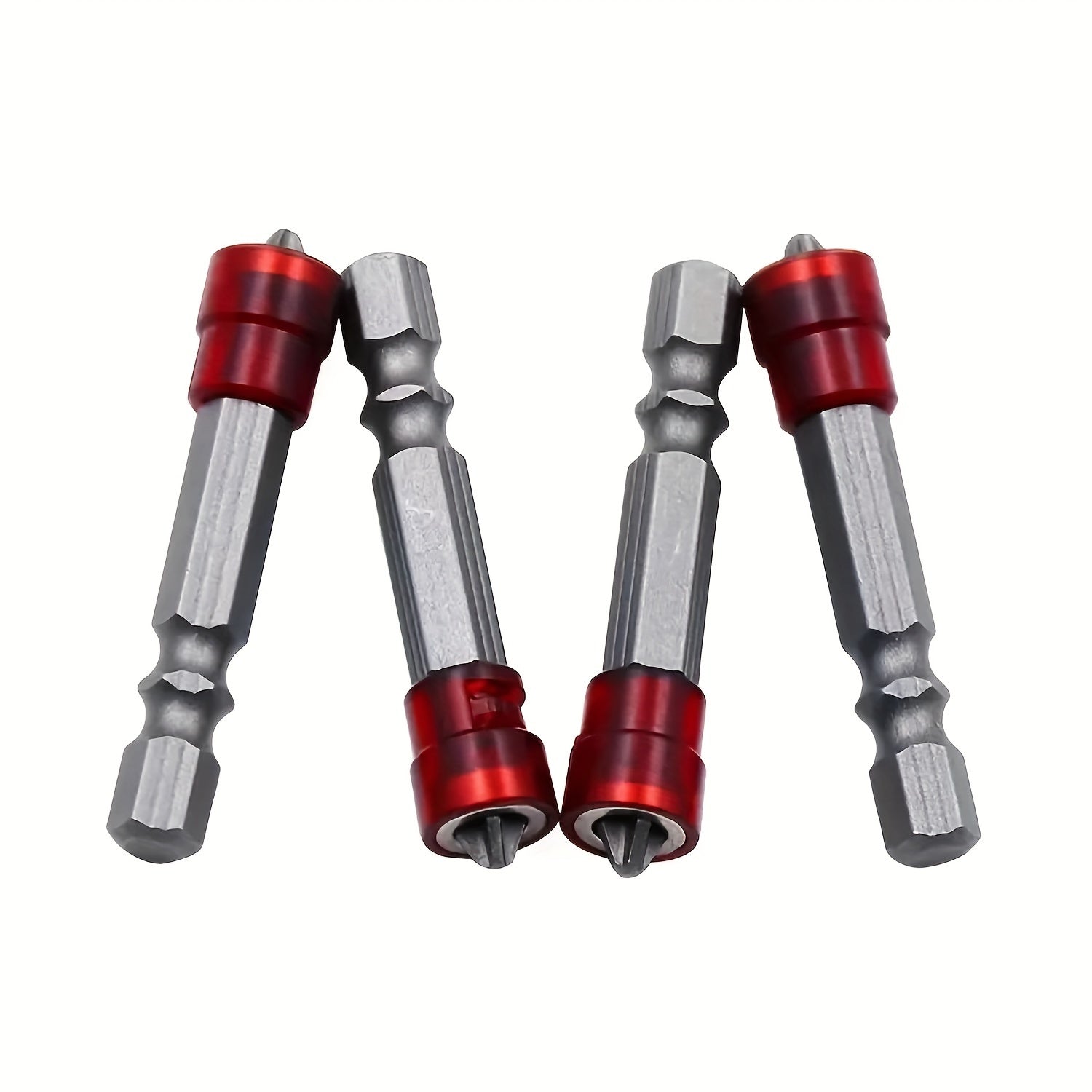 4 Pieces PH2 Phillips Head Screwdriver Bits 50mm Magnetic Flat Shank