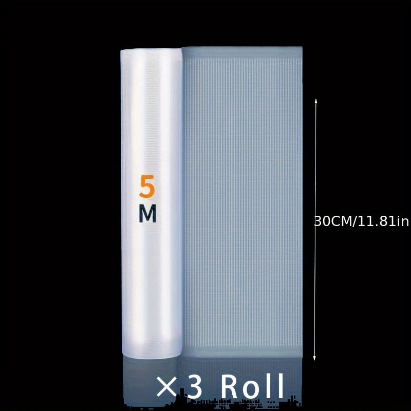 Food-Grade Vacuum Seal Bags, Microwave Safe, Reusable Storage for Kitchen