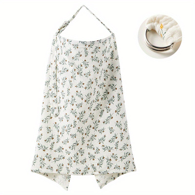 Cobertor de lactancia de tejido suave para mujeres, discreto, portátil, ajuste universal para edades 14+