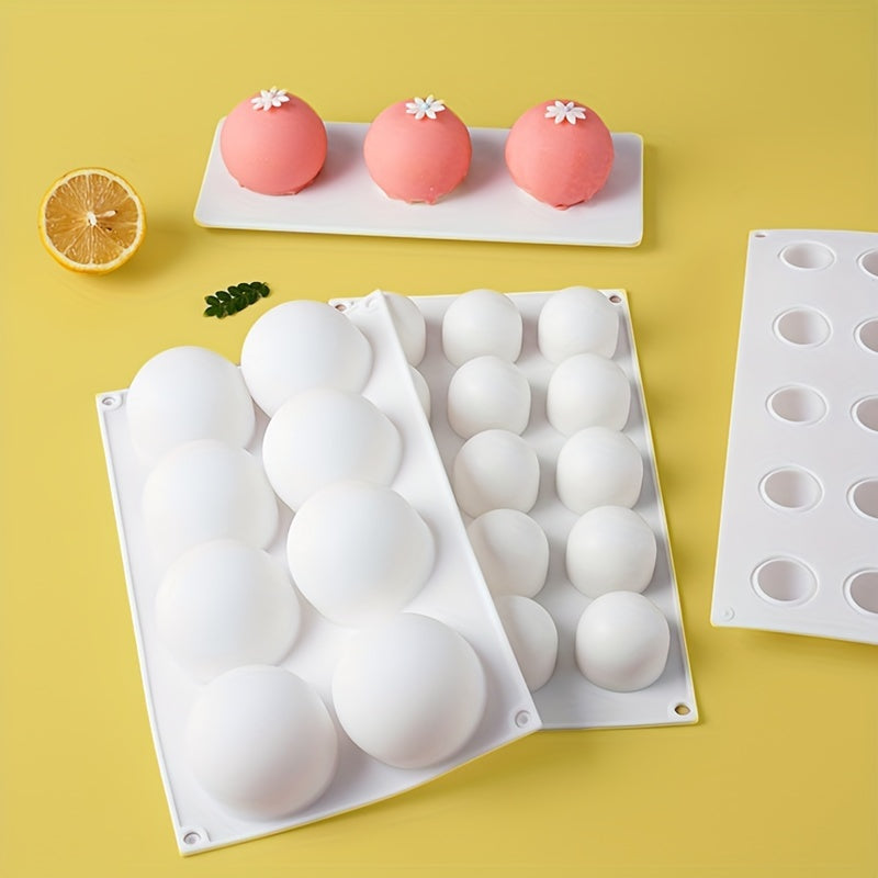 Christmas Silicone Mold Set for Desserts Chocolates Candies with Holiday Shapes