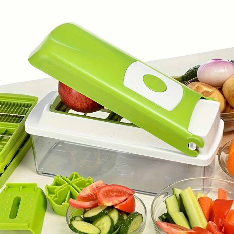 12pcs Kitchen Gadget Set with Vegetable Chopper Slicer Spiralizer Grater