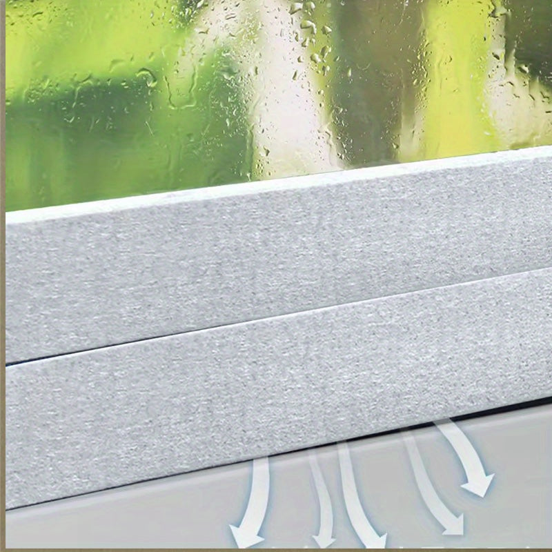 Антиконденсатная оконная лента белая, впитывающая влагу, полоска 3 см x 200 см