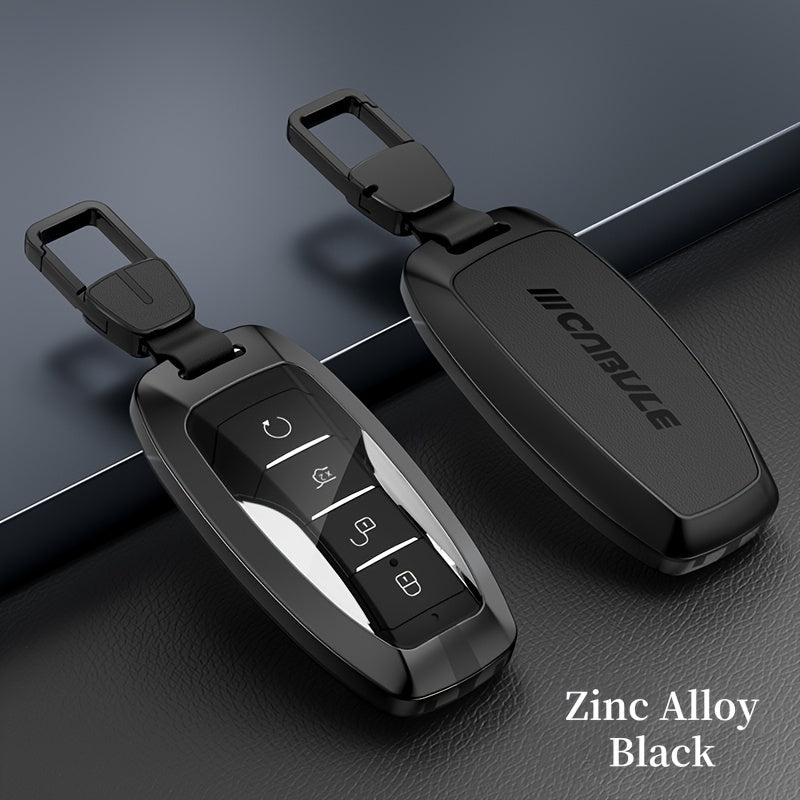Universal Zinc Alloy Dual Key Case for Car Key Fob Scratch-Resistant Durable