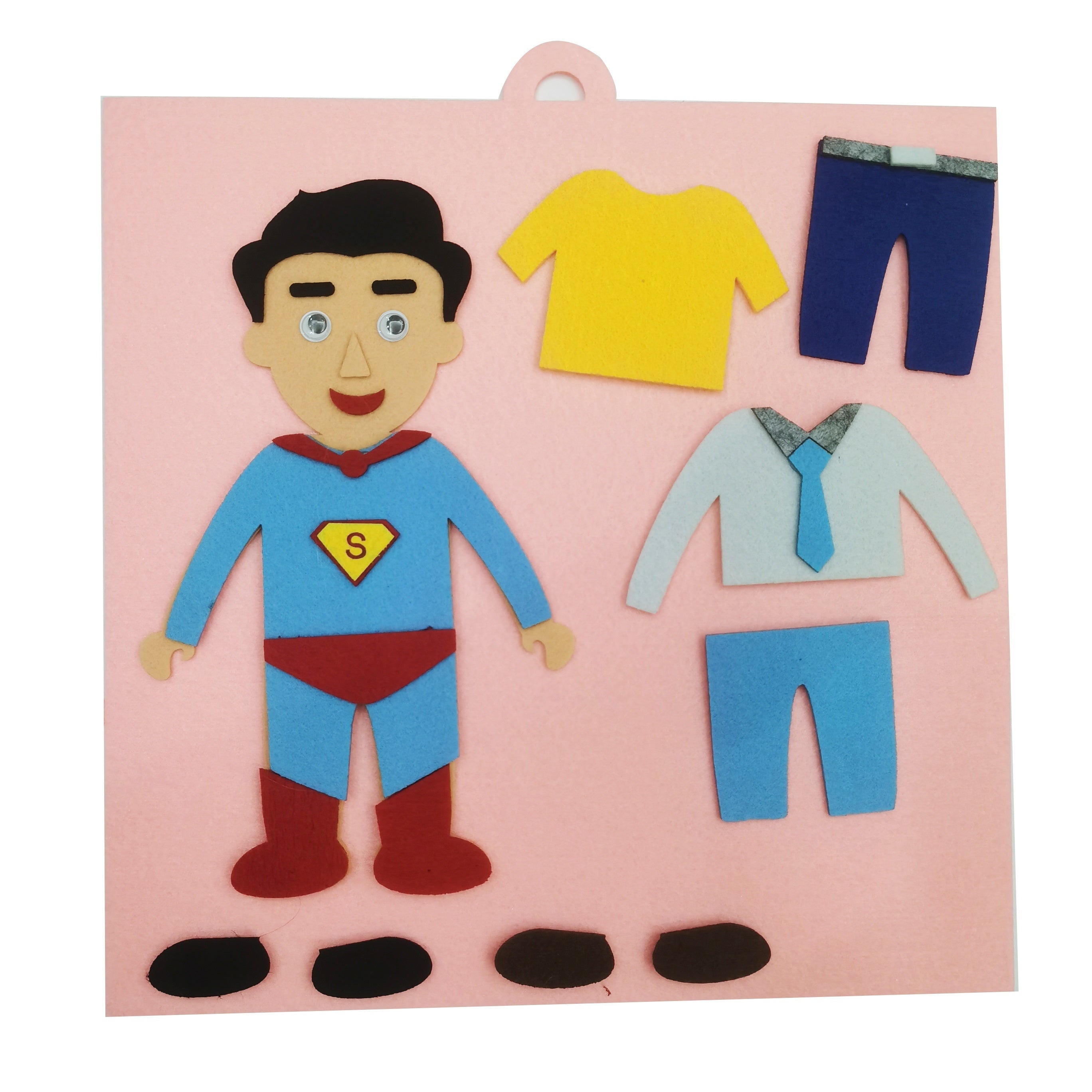 Educational Emoticon Cognitive Puzzle for Kids Dress Up Characters Kindergarten Learning Toy