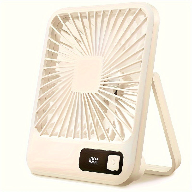 Mini Desktop USB Fan Portable Rechargeable Battery Personal Cooling