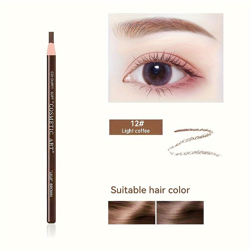 Women's Cosmetic Soft Eyebrow Pencil Waterproof Durable No Shaving Needed