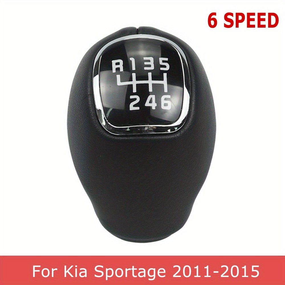Kia Sportage 2011-2015 uchun gear shift knob qora charm o‘rnash uchun
