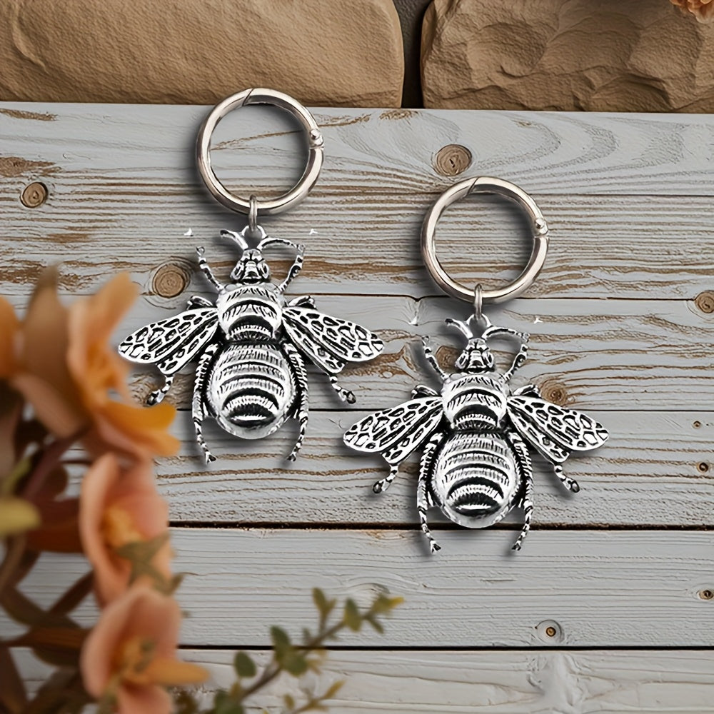 2Pcs Unisex Zinc Alloy Bee Shoe Charms Animal Texture Wing Decoration