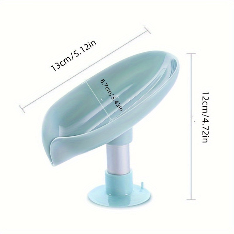 Suv o'tkazmaydigan qopqoq bilan devorga o'rnatiladigan sabun idishi, burg'ulash talab qilinmaydi. Oval plastik ushlagich, suyuqlikni oqizish uchun.