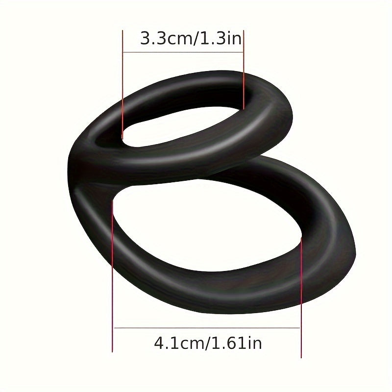 Men Silicone Soft Penis Ring Stretchy Cock Ring for Men and Couples
