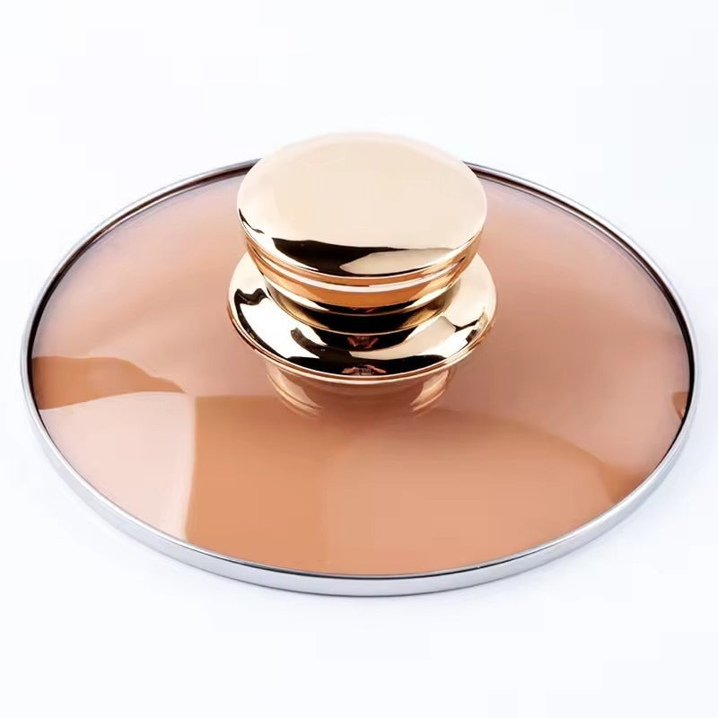 12-Piece Stainless Steel Cookware Set with Lids, Durable, Healthy Material