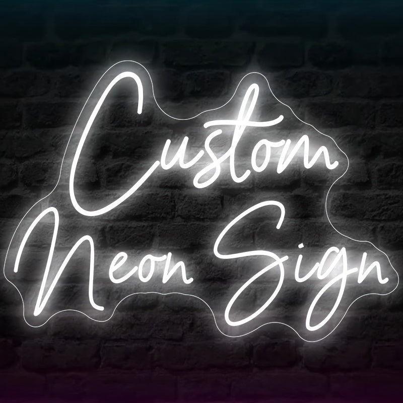 Neon Sign Wall Decor for Events USB Powered Safe Energy Efficient Home Lighting Gift
