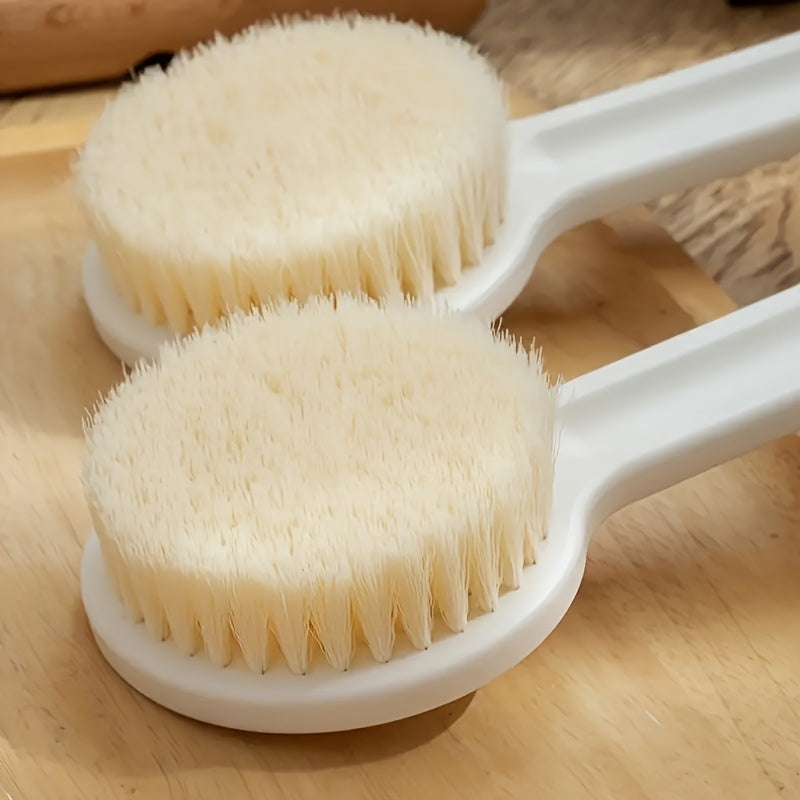 Long Handle Bath Brush with Soft Bristles for Exfoliating and Cleaning