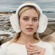 Women's Faux Fur Ear Warmer Headband for Cold Weather Outdoor Wear