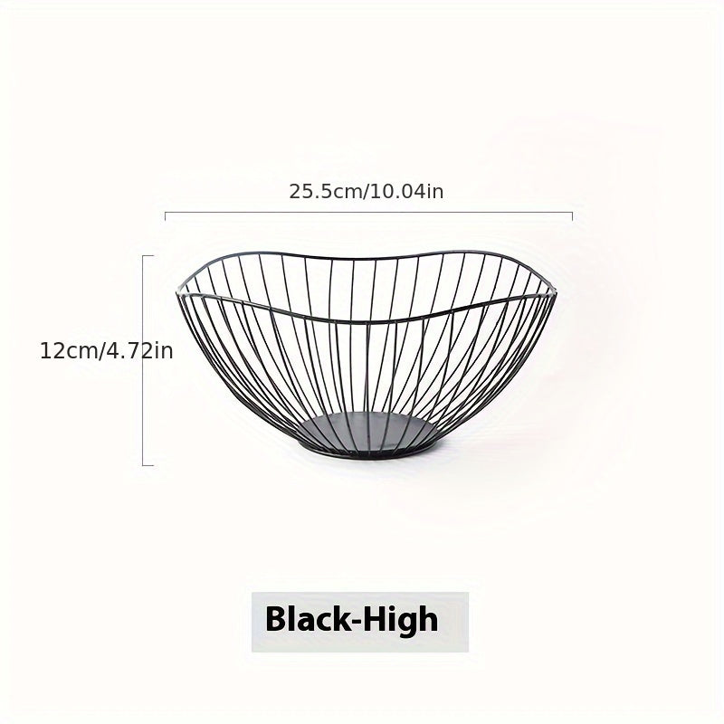 Cesta de fruta de malla de metal dorado resistente a la oxidación con malla antideslizante para almacenamiento en la cocina