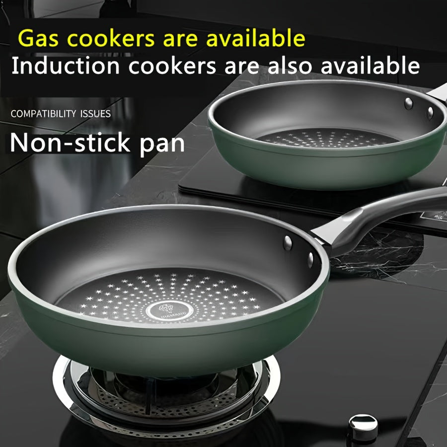 9.5-Inch Cast Iron Skillet Non-Stick Deep Frying Sauteing Gas Cooktop Compatible