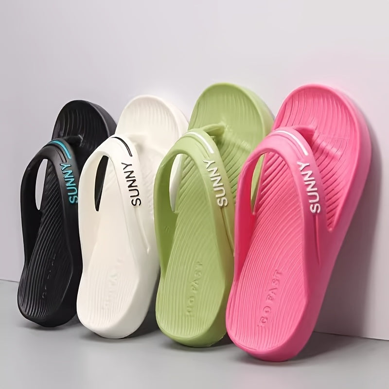 Unisex EVA Non-Slip Comfortable Sandals Minimalist Stripe Indoor Outdoor