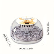 12-Egg Incubator with Automatic Turning Temperature Control for Bird Eggs Laboratory Use 220V