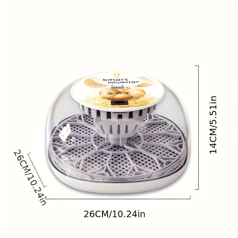 12-Egg Incubator with Automatic Turning Temperature Control for Bird Eggs Laboratory Use 220V