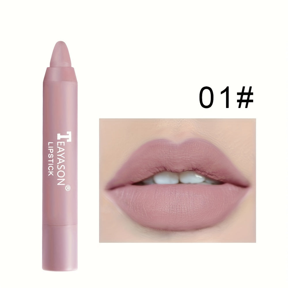 Women Matte Lipstick 12 Shades Long-Lasting Waterproof Lip Color