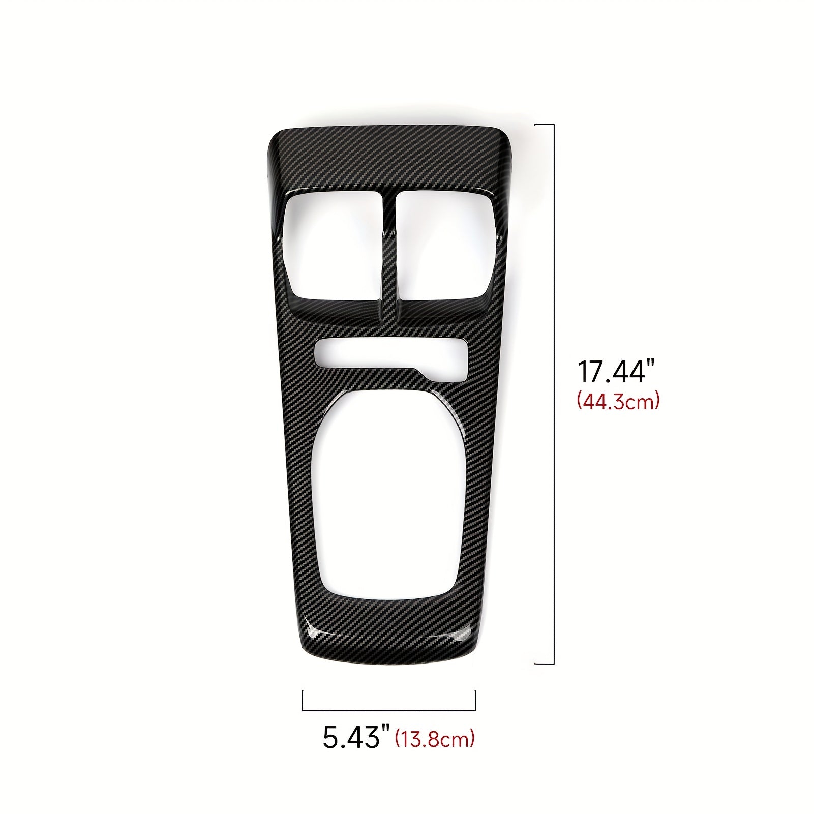 Car Interior ABS Carbon Fiber Center Console Gear Shift Panel Sticker for Camaro