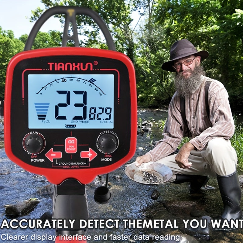 Metal Detector for Treasure Hunting Professional Metal Detection Deep Up to 3.5 Meters Battery Not Included