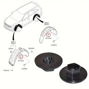 10 piezas de clips de panel de guardabarros de plástico duradero para coches, sujetadores de guardabarros