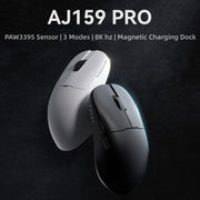 Gaming Mouse with 8KHz PAW3395 Sensor 26K DPI Ambidextrous Lightweight Wireless Wired