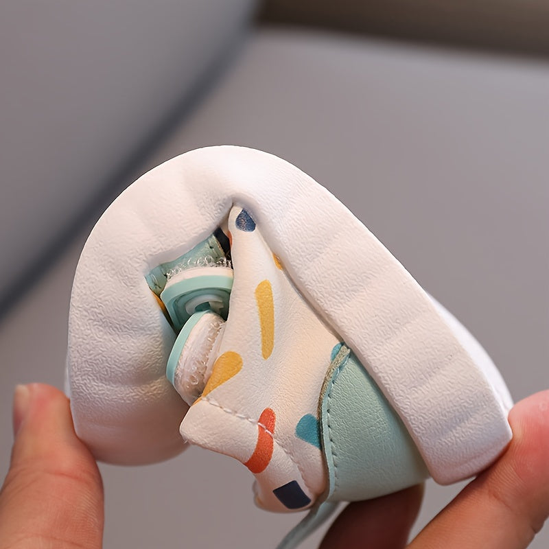 Zapatillas de lona de bebé para niños y niñas, microfibra, cuero sintético, antideslizantes, para interior y exterior, primavera y otoño