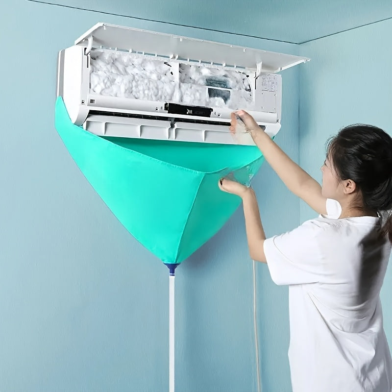 Leakproof Air Conditioning Cleaning Kit with Drain Hose, Maintenance Bag, Reusable, Easy to Use