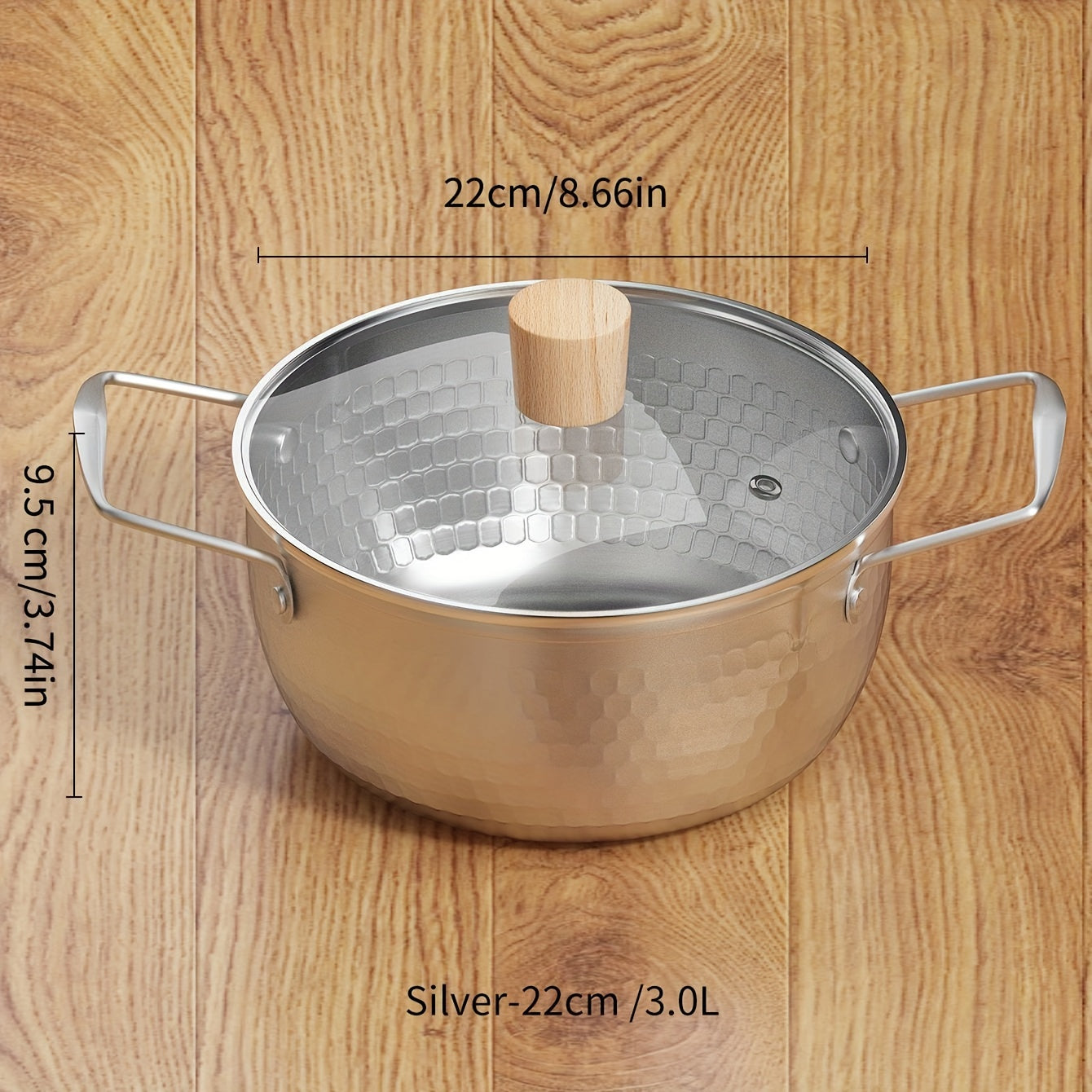 Small Single Person Soup Pot for Dorms and Camping Durable Compact Cooking Pot