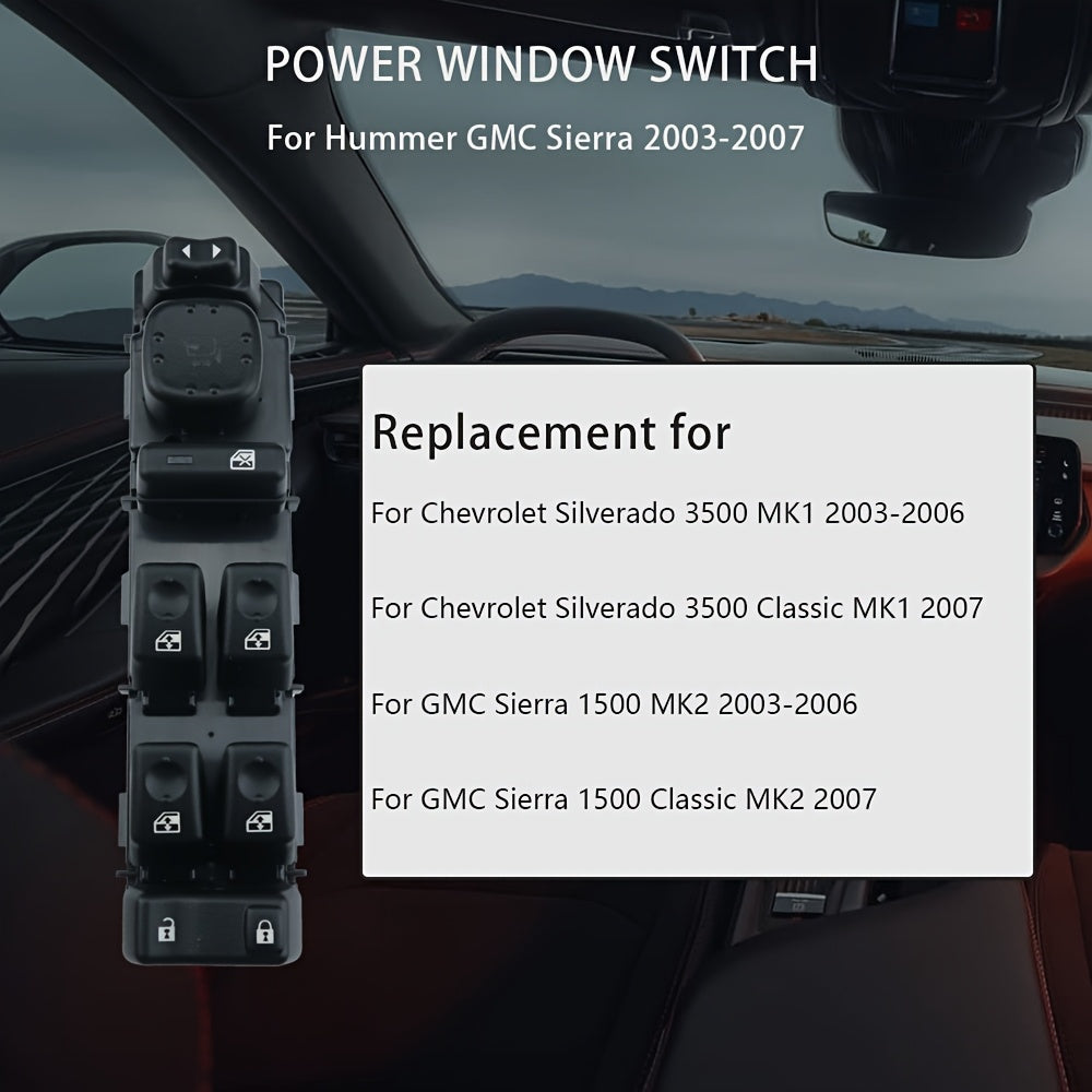 Power Window Control Module Front Driver Side for SUV Models 2003-2006