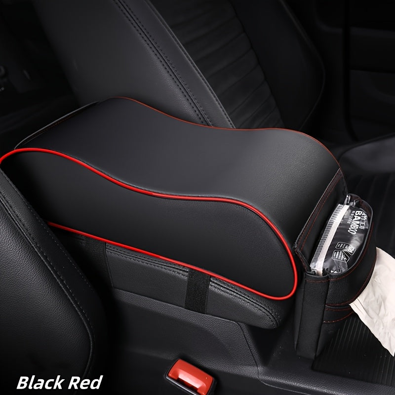 Universal Car Armrest Box Pad Cover with Storage Boost and Protection