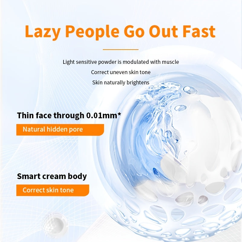 SPF50+ quyoshdan himoya kremlari, kundalik himoya uchun namlantiruvchi izolyatsiya bilan. Yog'siz, mat finish, engil krem tuzilishi bilan primer asos.